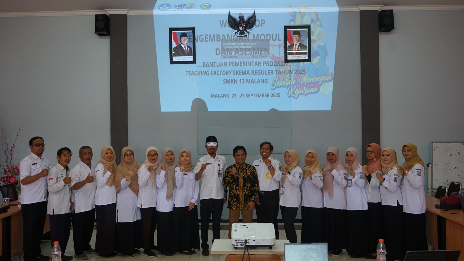 SMKN 13 Malang Selenggarakan Workshop Pengembangan Modul Ajar dan Asesmen Program Teaching Factory 2025