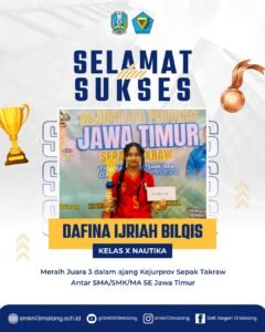 Luar Biasa! Dafina Ijriah Bilqis Ukir Prestasi di Kejurprov Sepak Takraw Jatim