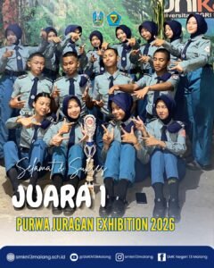 Ukir Prestasi di Purwa Juragan Exhibition 2026, SMKN 13 Malang Raih Juara I
