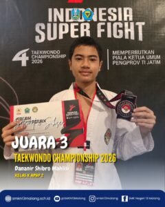 Dananir Shibro Bawa Pulang Juara 3 Taekwondo Championship 2026 🥉